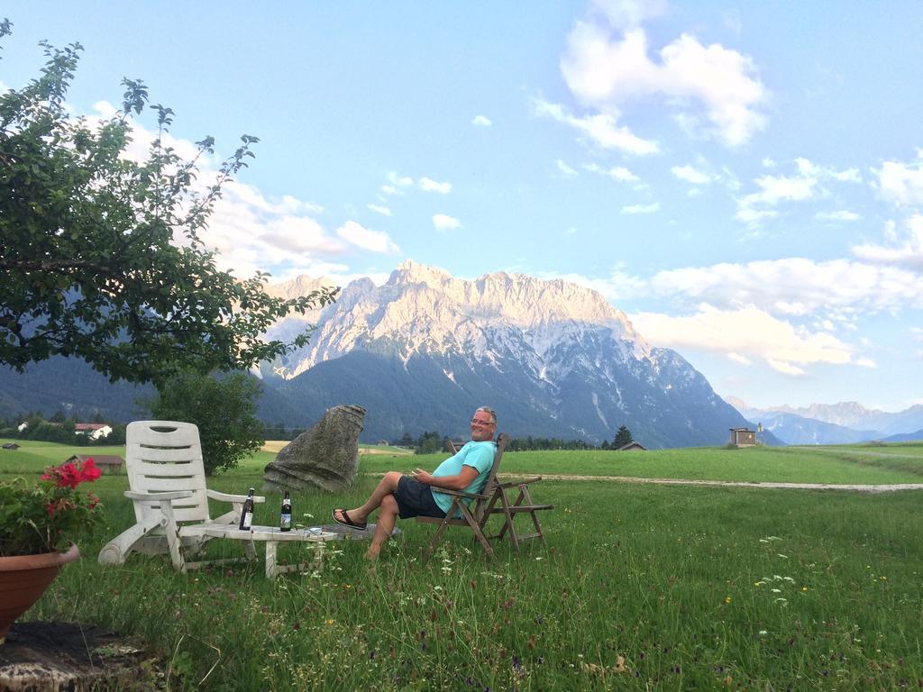 Zum Bergbauer Daire Mittenwald Dış mekan fotoğraf